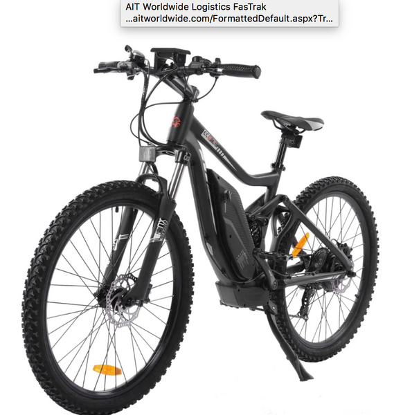 Ecotric Tornado Full Suspension Electric Bike – Epic Wheelz