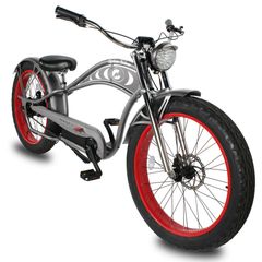 Micargi Cyclone 26" 48V 500W Fat Tire Electric Beach Cruiser