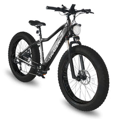 Tracer Tacoma 26" 7 Speed Electric Fat Tire Bike w/ Dual Suspensions.