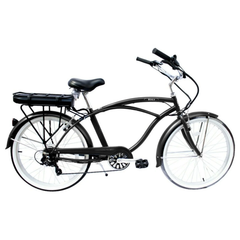 Micargi Bali 7-Speed Electric Beach Cruiser with Pedal Assist