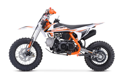 TrailMaster TM15-110 Dirt Bike: 12/10 Inch Wheels, Electric & Kick Start, Semi-Automatic