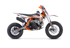 TrailMaster TM15-110 Dirt Bike: 12/10 Inch Wheels, Electric & Kick Start, Semi-Automatic