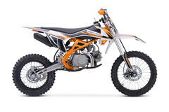 TrailMaster TM27-125 Manual Dirt Bike 17/14, Large Front Wheels