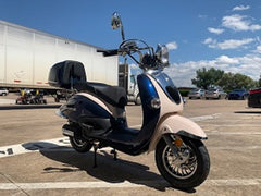 TrailMaster Sorrento 50 Retro Scooter Kick/Electric Start