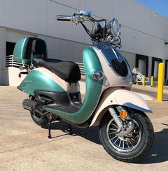 TrailMaster Sorrento 50 Retro Scooter Kick/Electric Start