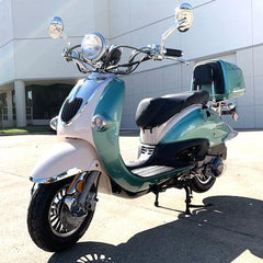 TrailMaster Sorrento 50 Retro Scooter Kick/Electric Start