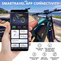 SMARTRAVEL GPS Electric Bike with Real-time Positioning and App Control 1200W/48V/20Ah