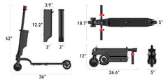 TEEWING X6 Backpack Electric Scooter