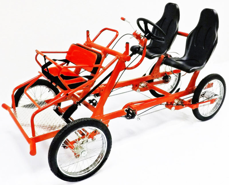 Four Recumbent Kool Kart Cycle Quadricycle