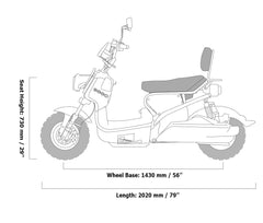 EMMO Monster S 84V Powerful Off-Road Style Electric Moped