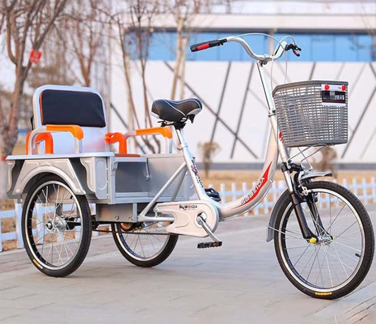 CUi Pedal Tricycle with Backseat