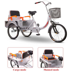 CUi Pedal Tricycle with Backseat