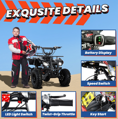 JoyRacer 36v 500w Kids Electric ATV Quad [IN STOCK]