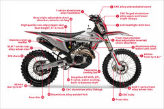 Trailmaster LX300 PRO EFI JHL Pro-Series Dirt Bike