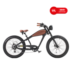 Revi Bikes Cheetah - Cafe Racer 750W Electric Bike